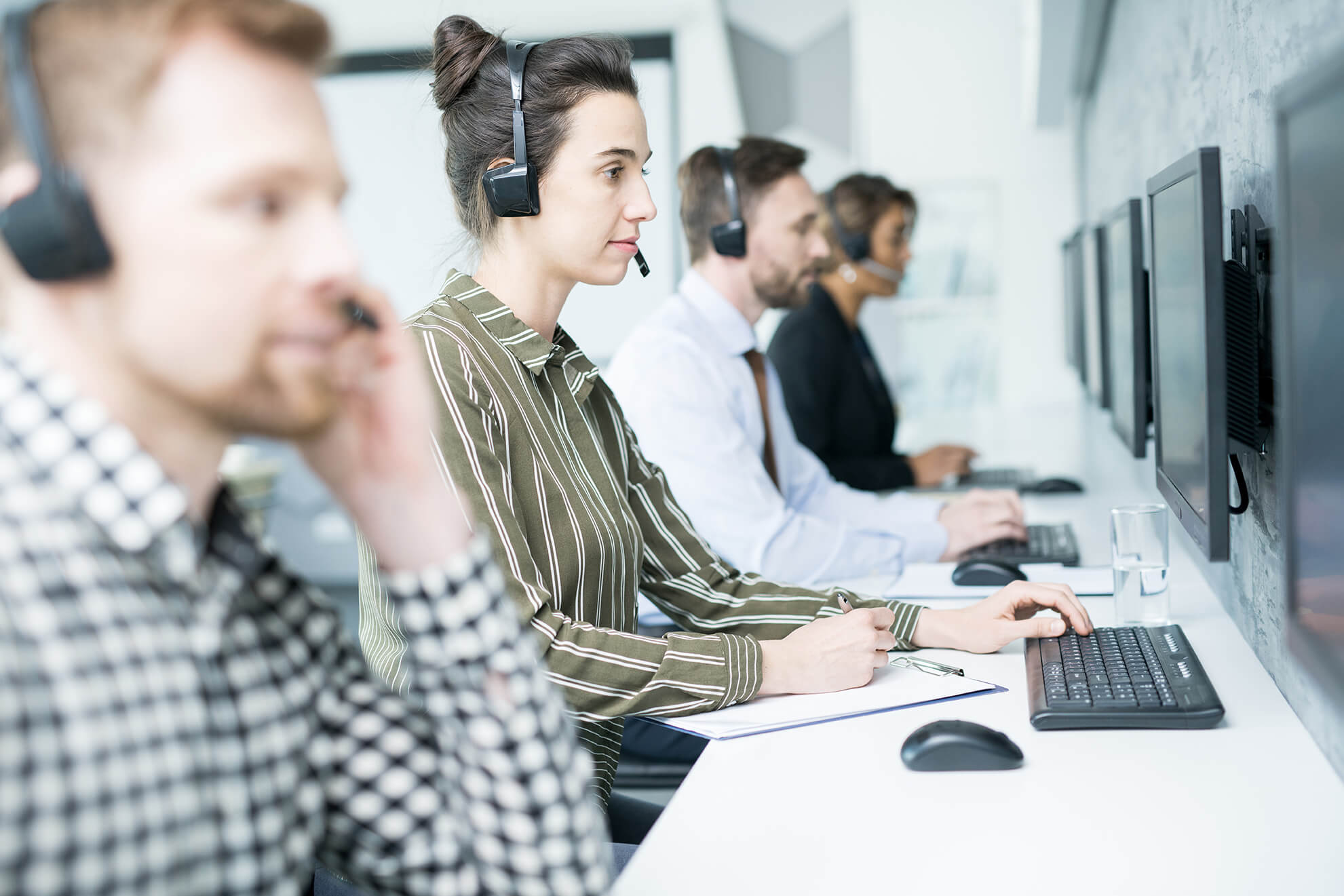 Customer care team delivering exceptional US customer service solutions